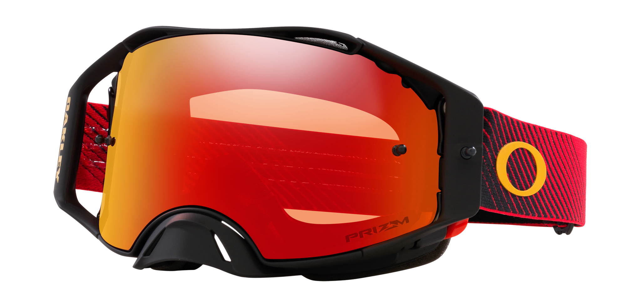 Oakley Crossbril Airbrake MX Red Flow - Prizm Torch Iridium Lens