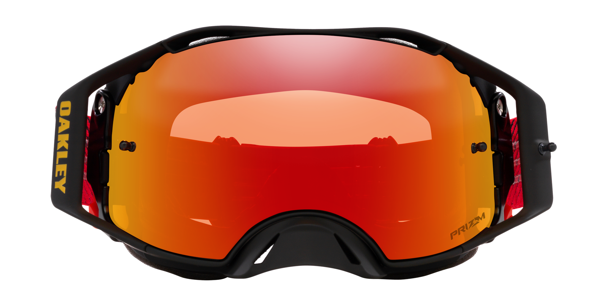 Oakley Crossbril Airbrake MX Red Flow - Prizm Torch Iridium Lens