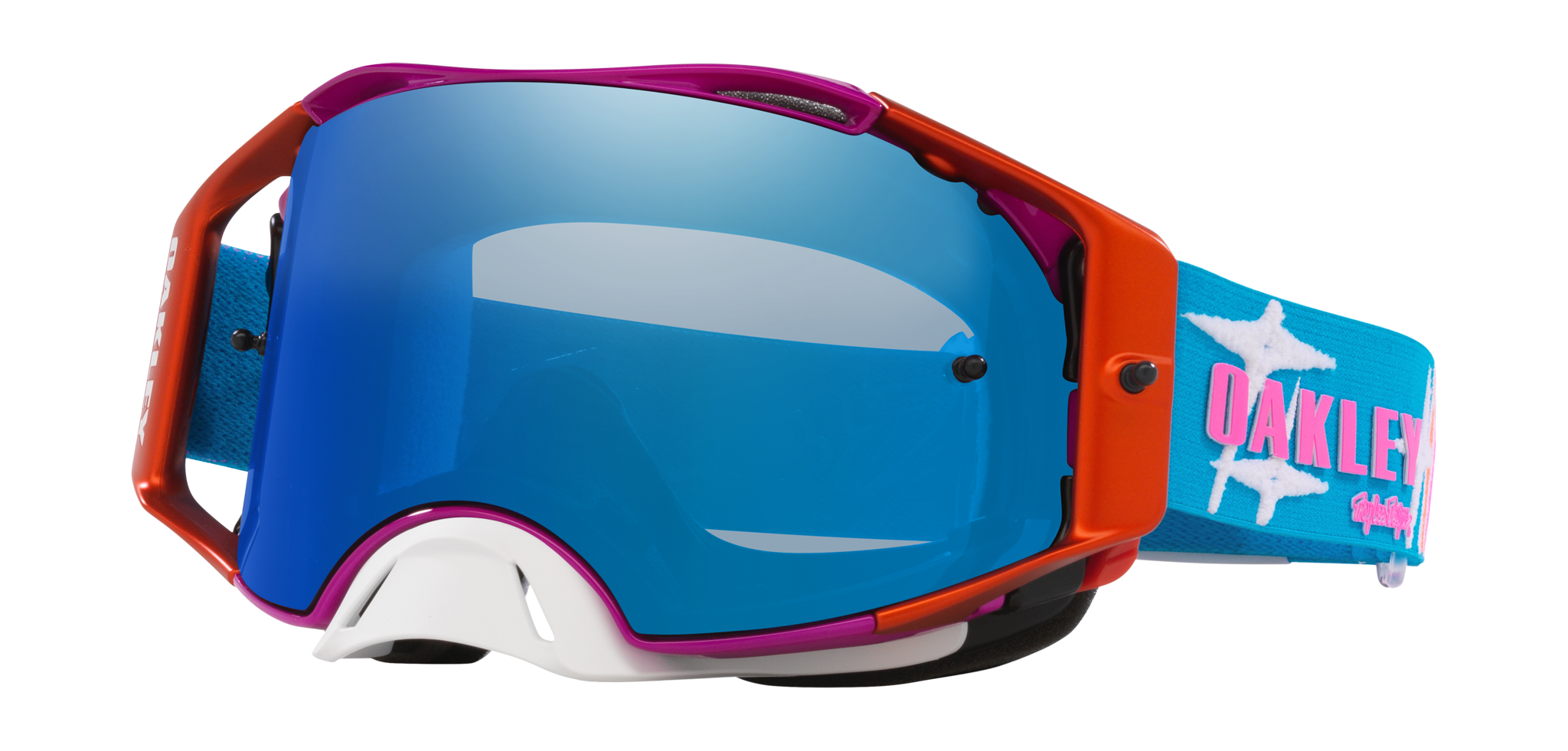 Oakley Crossbril Airbrake MX Speed Stars - Black Ice Iridium Lens