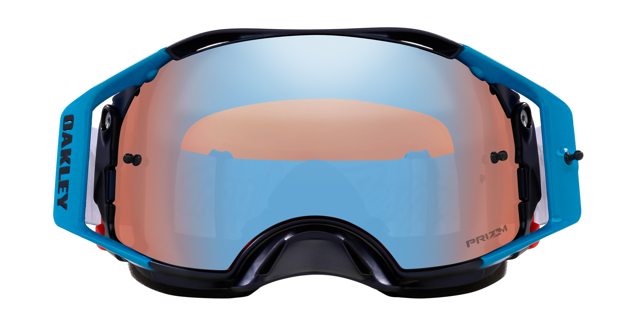 Oakley Crossbril Airbrake MX TLD Blue Lightning - Prizm Sapphire Iridium Lens