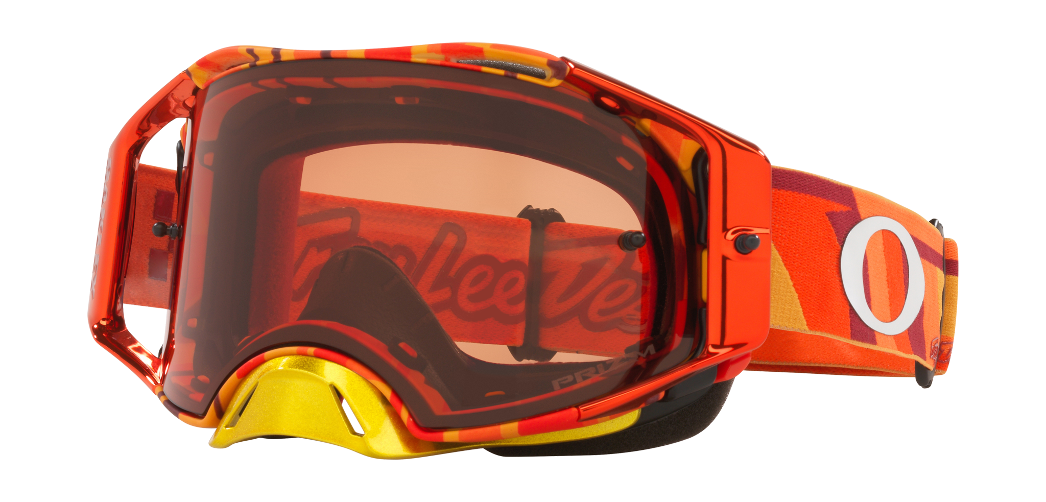 Oakley Crossbril Airbrake MX TLD Quattro Orange - Prizm Brons Lens
