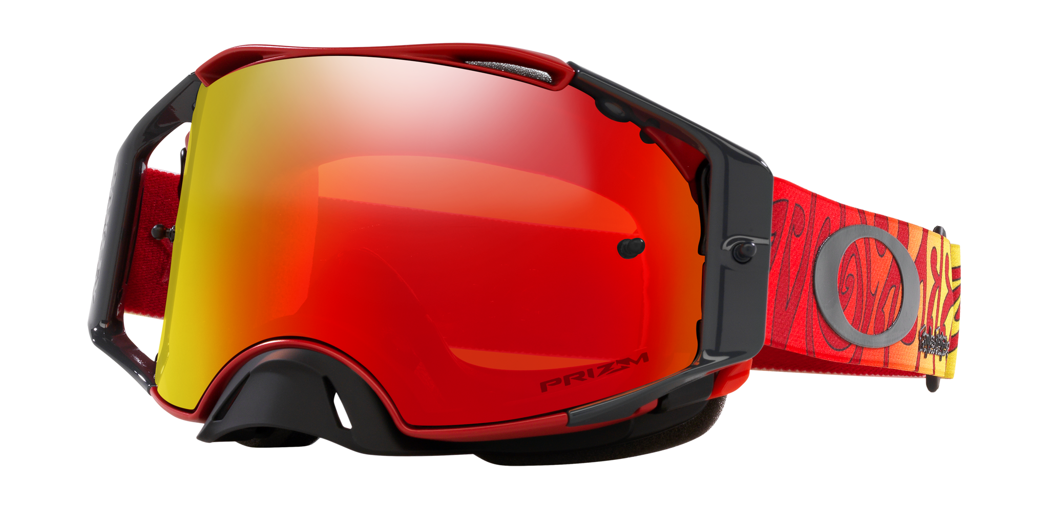Oakley Crossbril Airbrake MX TLD Trippy Red - Prizm Torch Iridium Lens