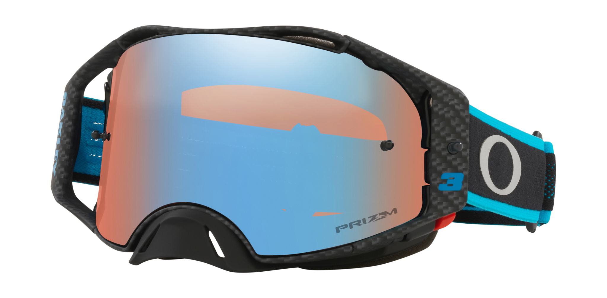 Oakley Crossbril Airbrake MX Tomac Blue - Prizm Sapphire Iridium Lens