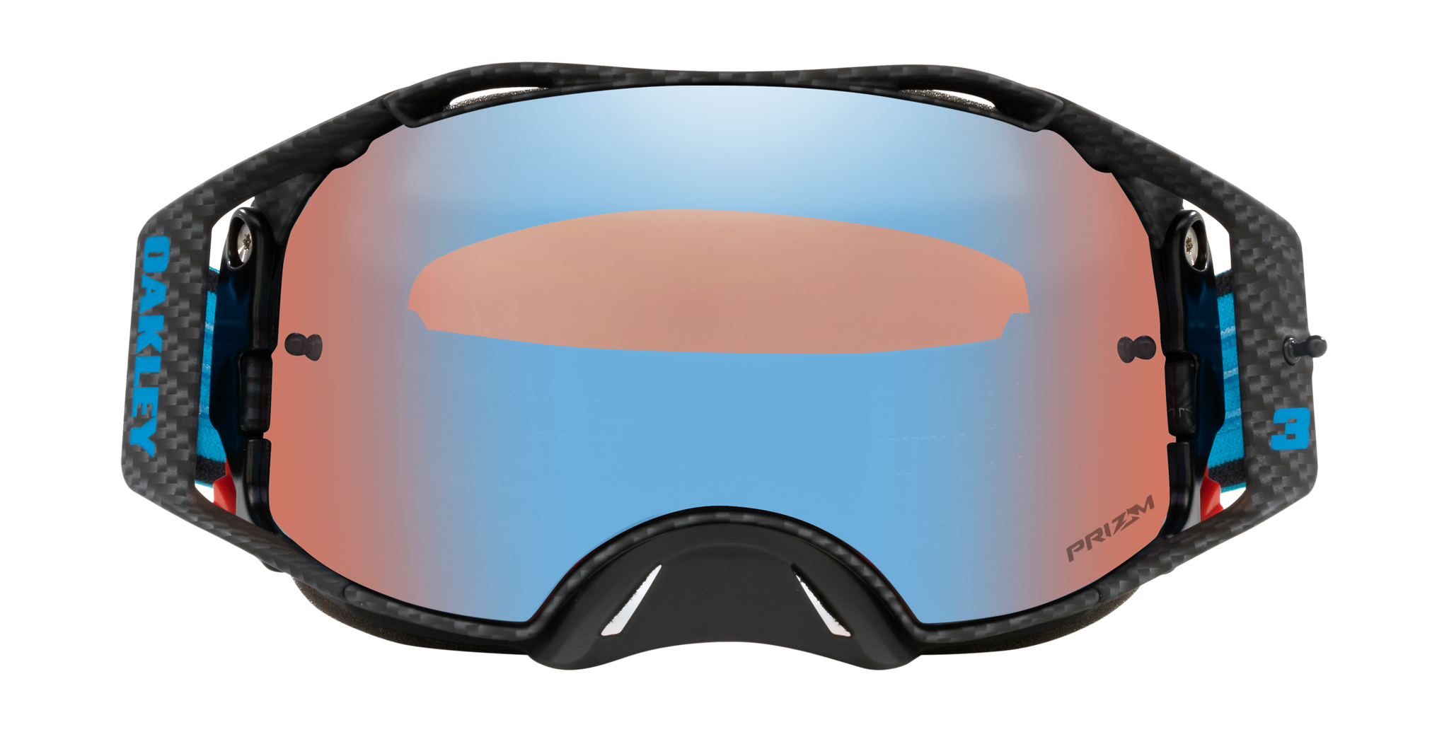 Oakley Crossbril Airbrake MX Tomac Blue - Prizm Sapphire Iridium Lens