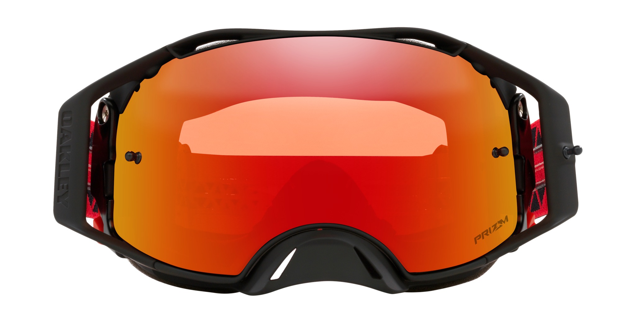 Oakley Crossbril Airbrake MX Tread Red - Prizm Torch Iridium Lens