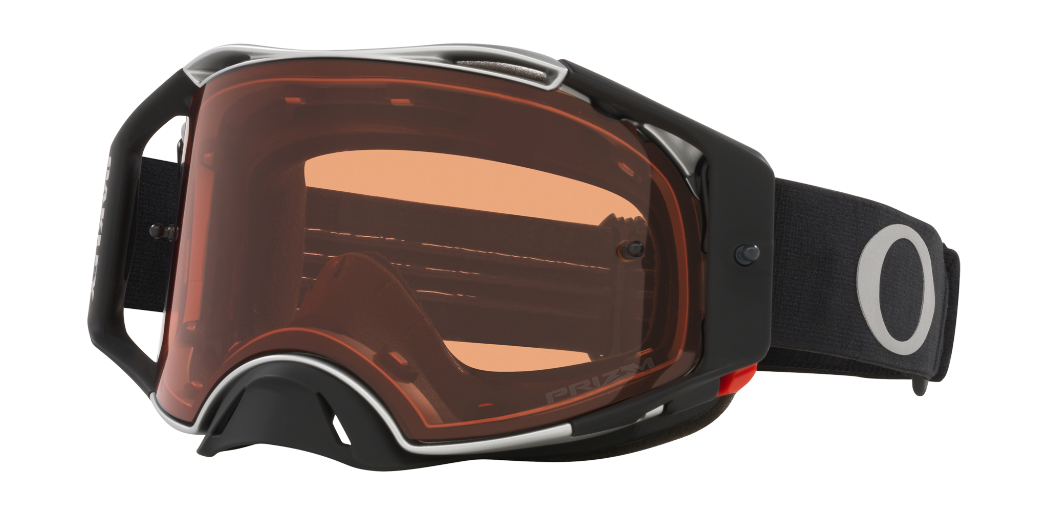 Oakley Crossbril Airbrake MX Tuff Blocks Black Gunmetal - Prizm Brons Lens