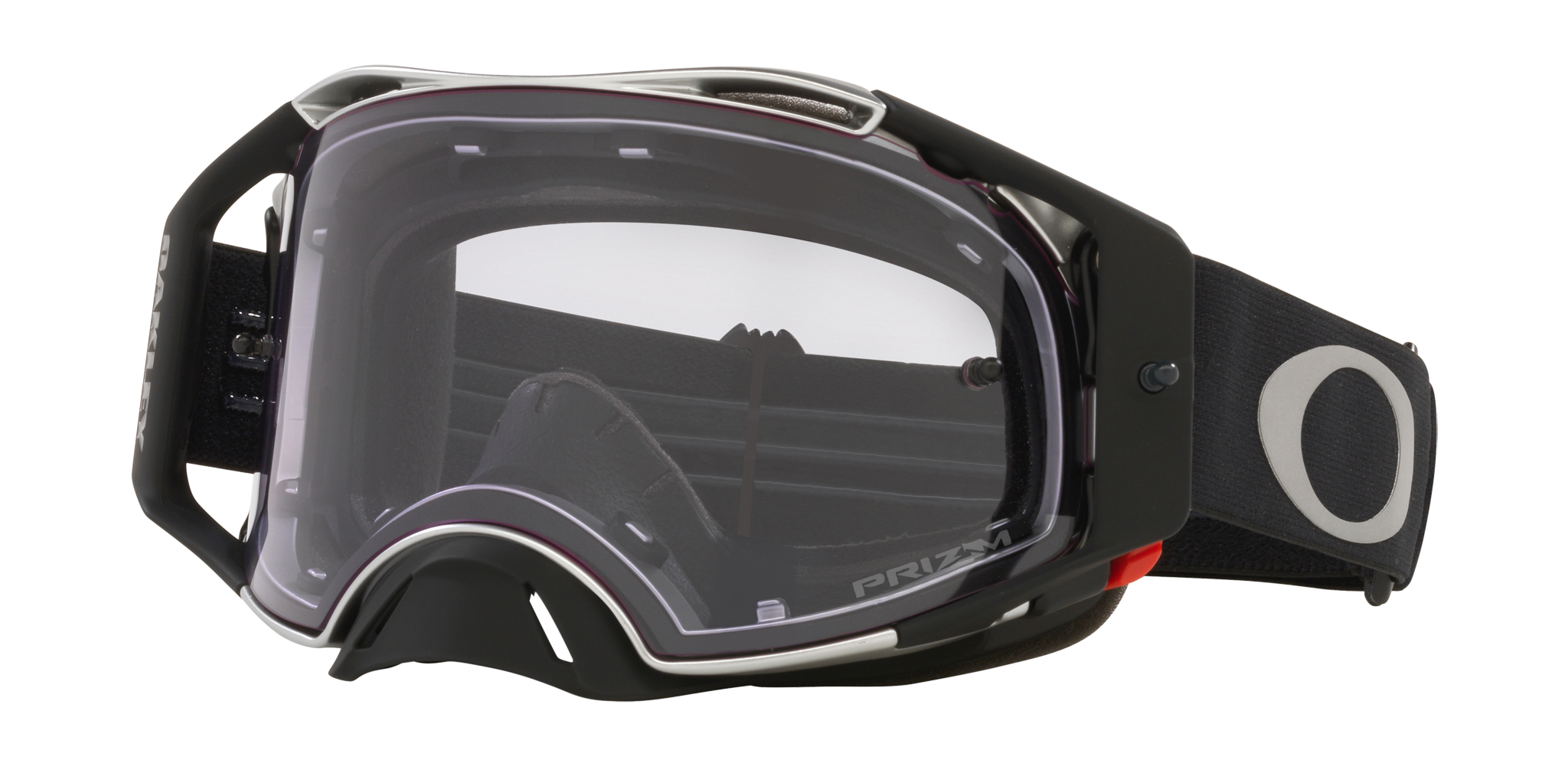 Oakley Crossbril Airbrake MX Tuff Blocks Black Gunmetal - Prizm Low Light Lens