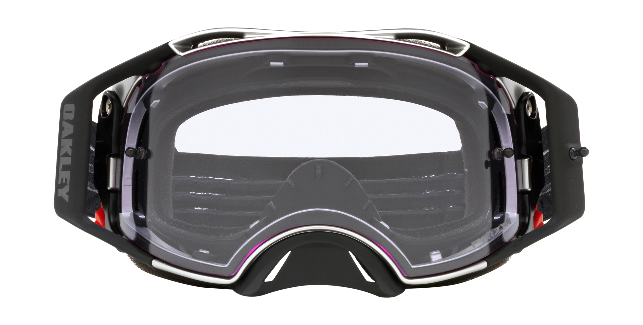 Oakley Crossbril Airbrake MX Tuff Blocks Black Gunmetal - Prizm Low Light Lens