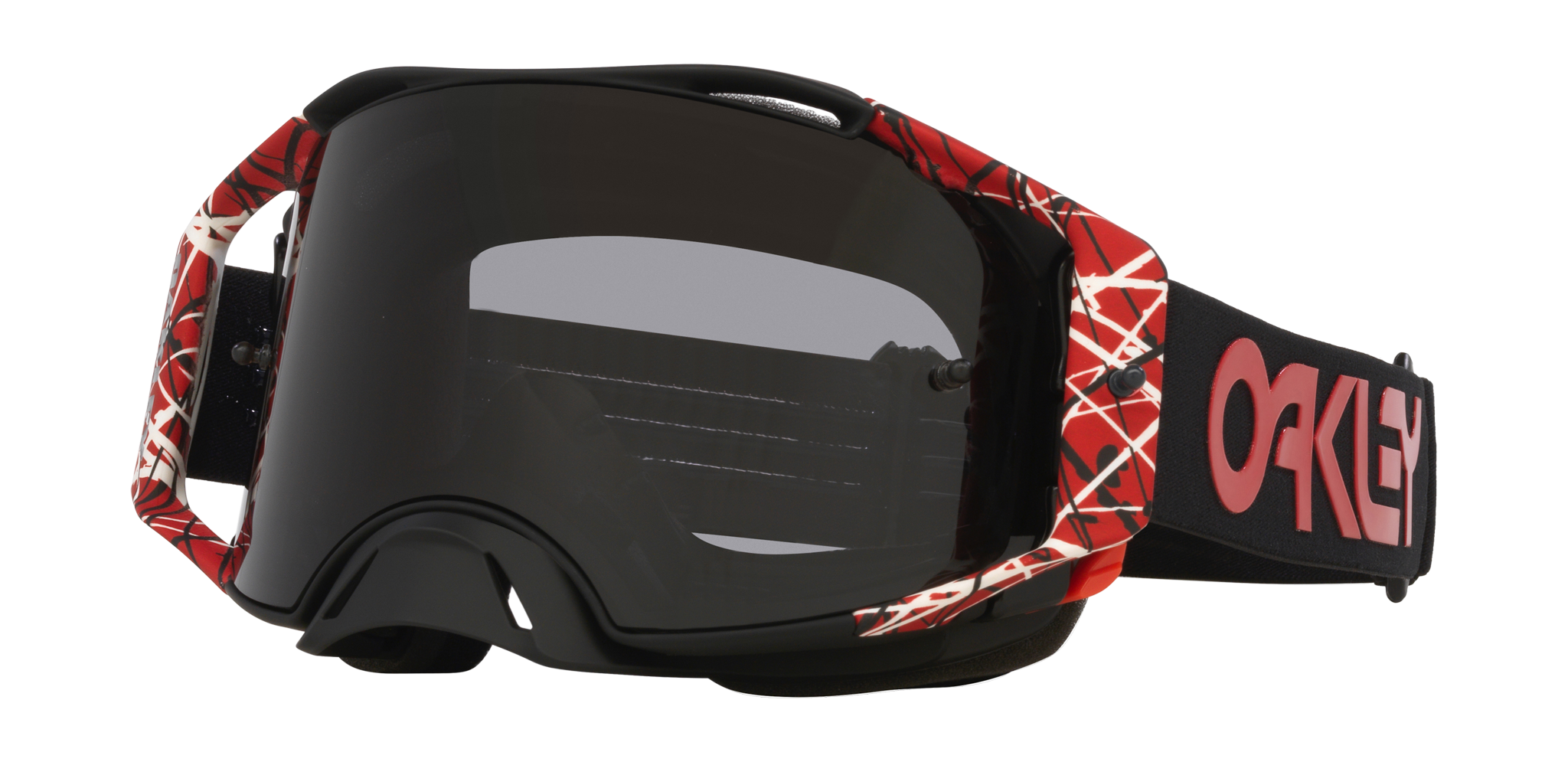 Oakley Crossbril Airbrake Red Eddie - Donker Grijs Lens