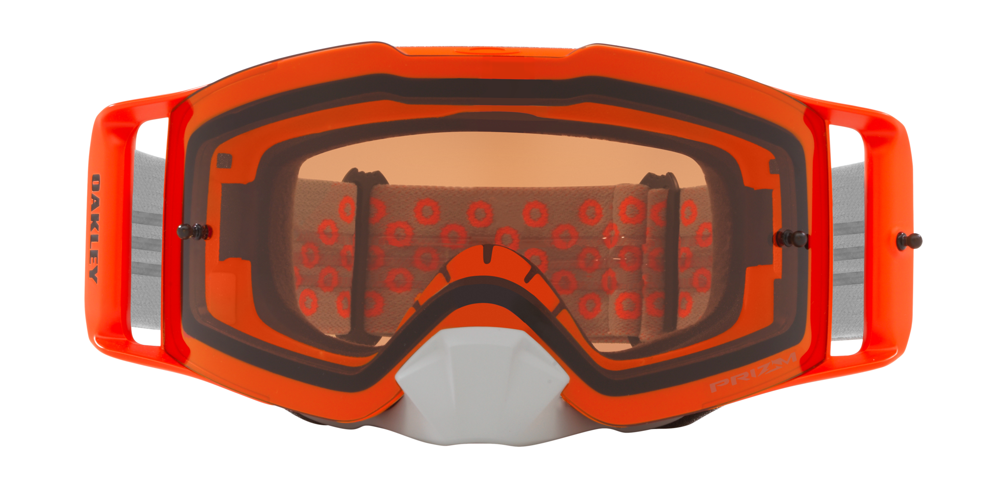Oakley Crossbril Front Line MX Heritage B1B Orange Gunmetal - Prizm Brons Lens