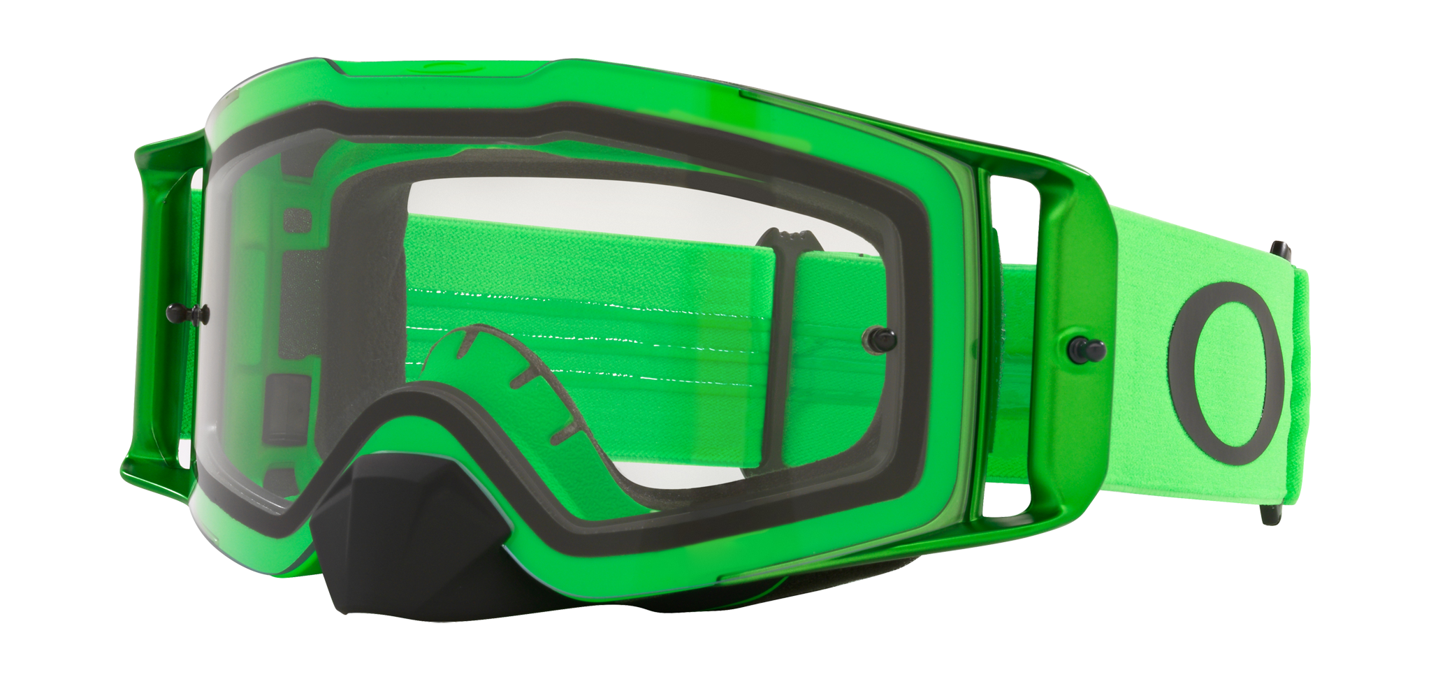 Oakley Crossbril Front Line MX Moto Green - Clear Lens
