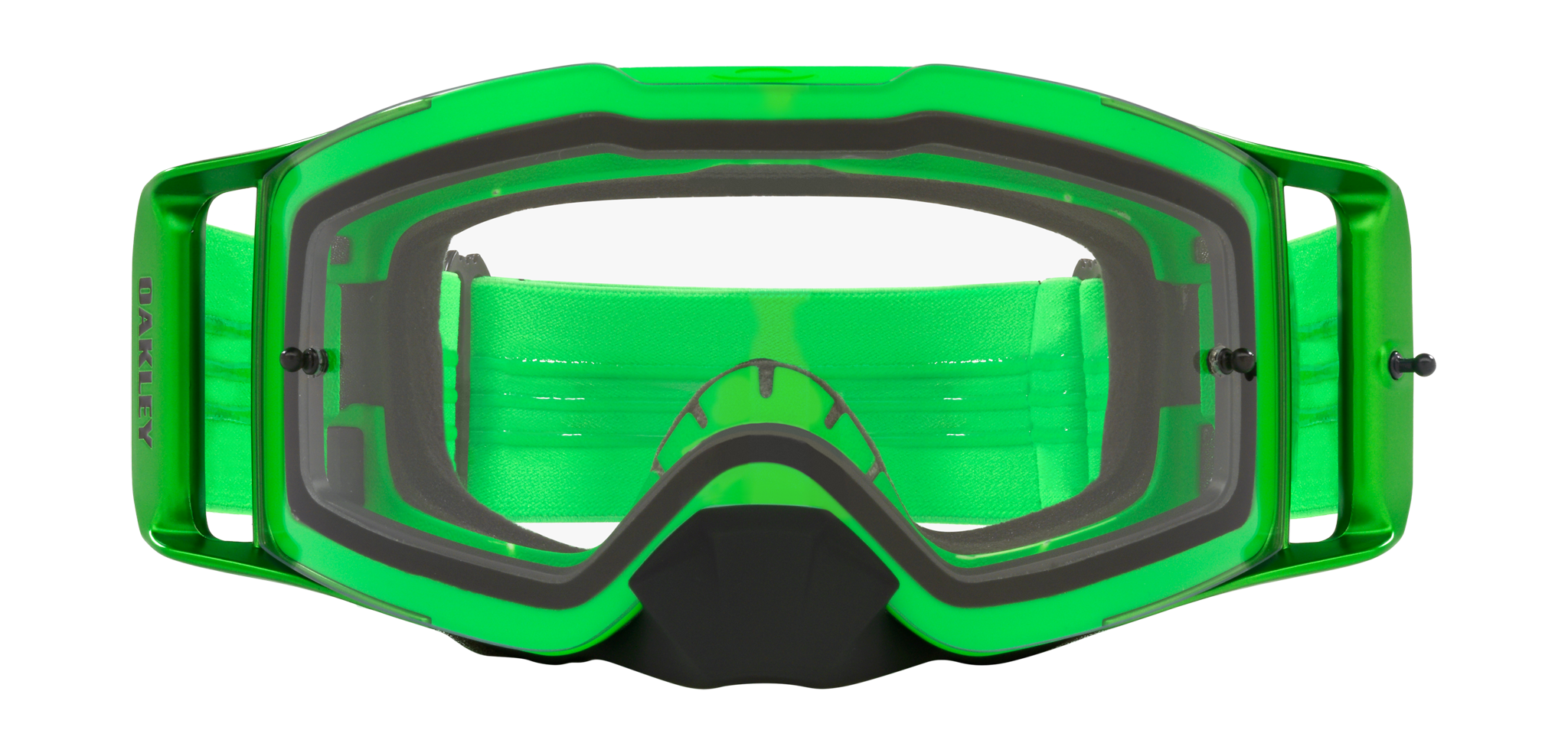 Oakley Crossbril Front Line MX Moto Green - Clear Lens