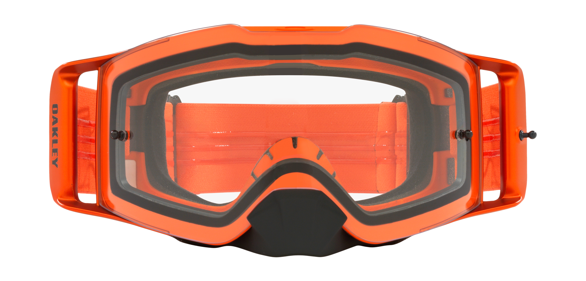 Oakley Crossbril Front Line MX Moto Orange - Clear Lens