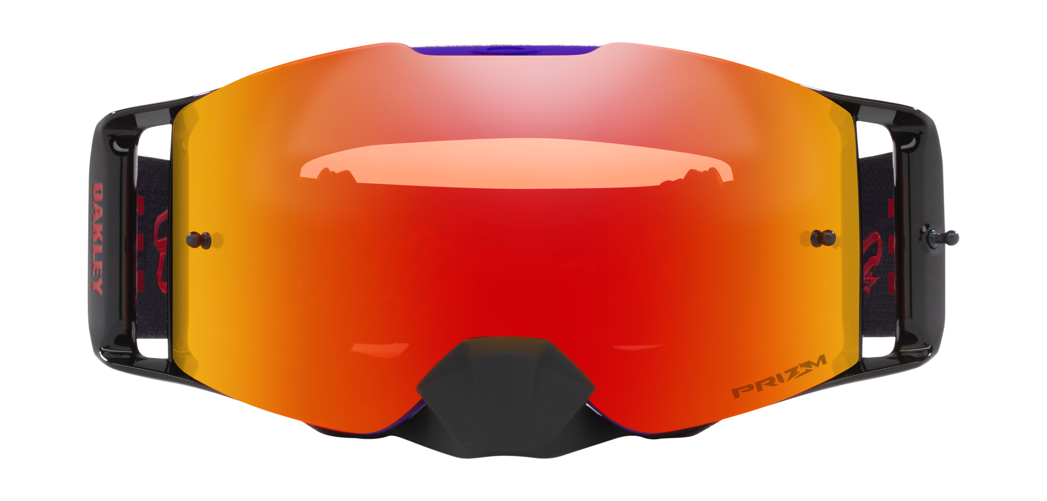 Oakley Crossbril Front Line MX Moto TLD Neon - Prizm Torch Iridium Lens