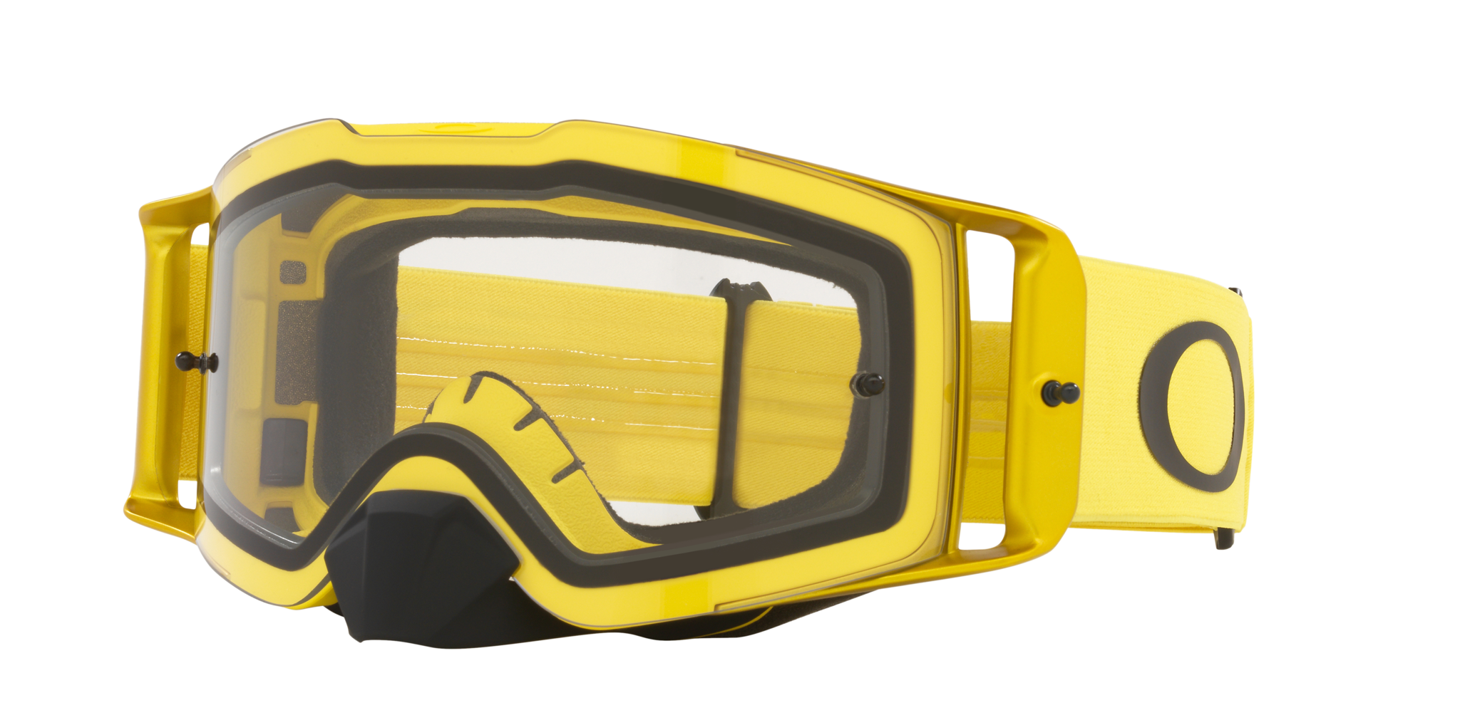 Oakley Crossbril Front Line MX Moto Yellow - Clear Lens