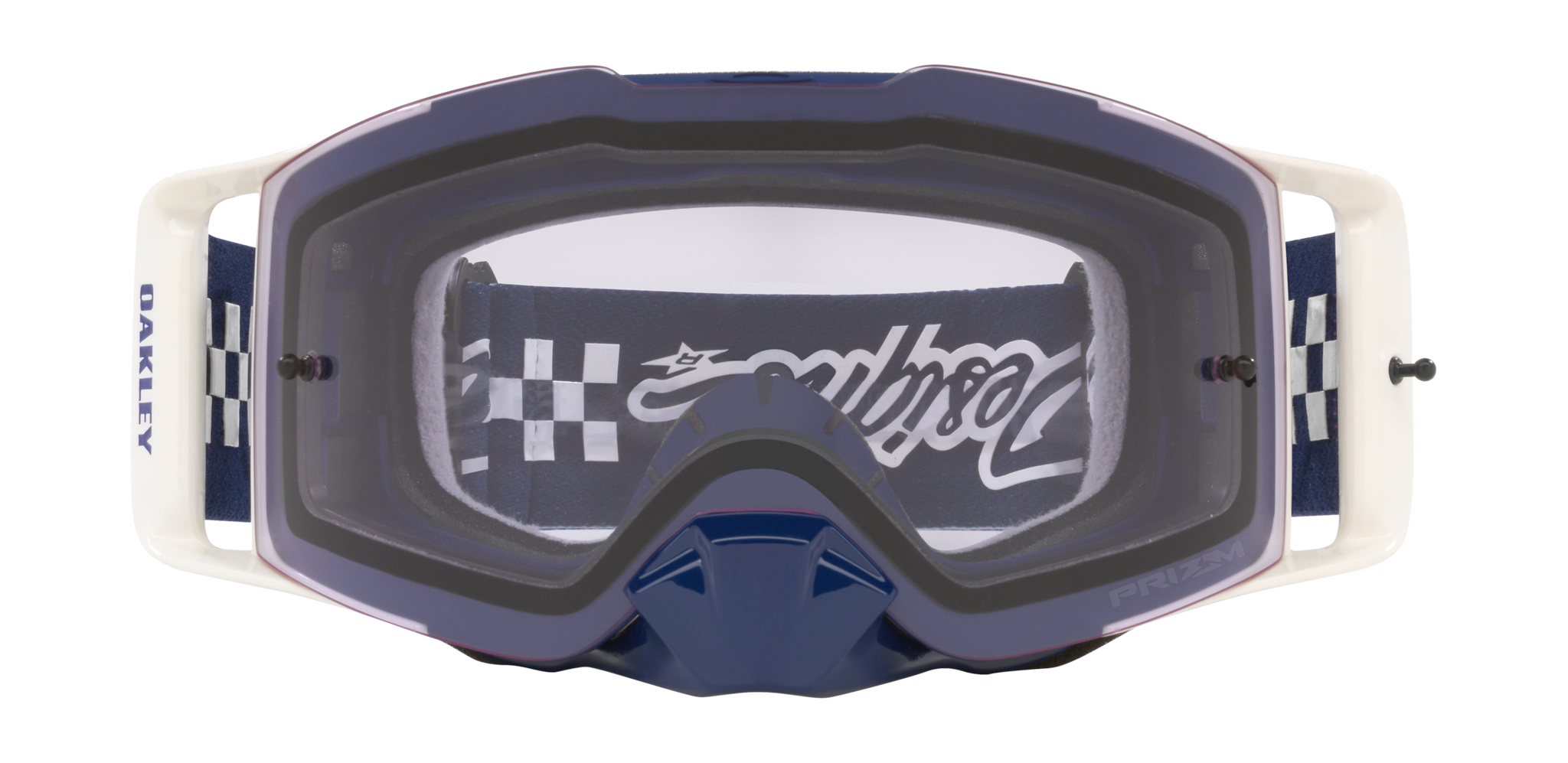 Oakley Crossbril Front Line MX TLD Graph White - Prizm Low Light Lens