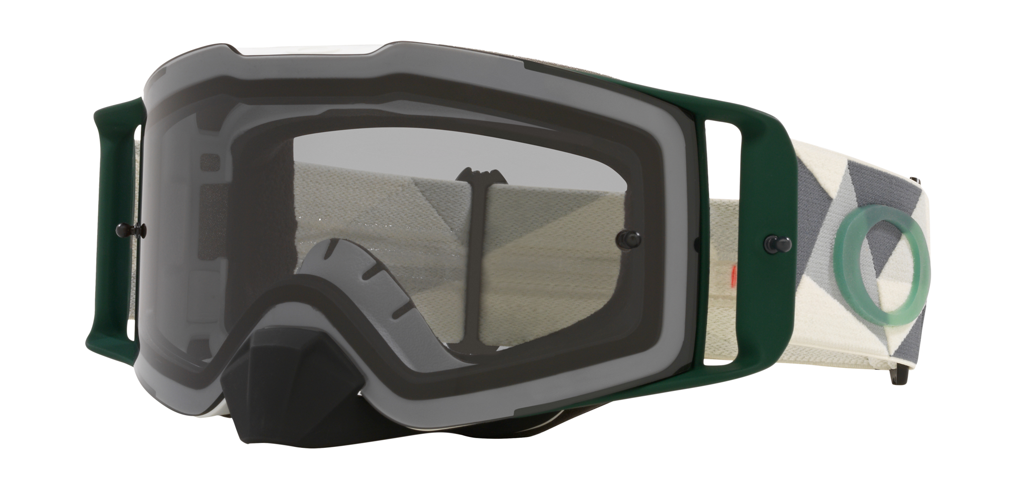 Oakley Crossbril Front Line MX Tri-Grey - Licht Grijs Lens