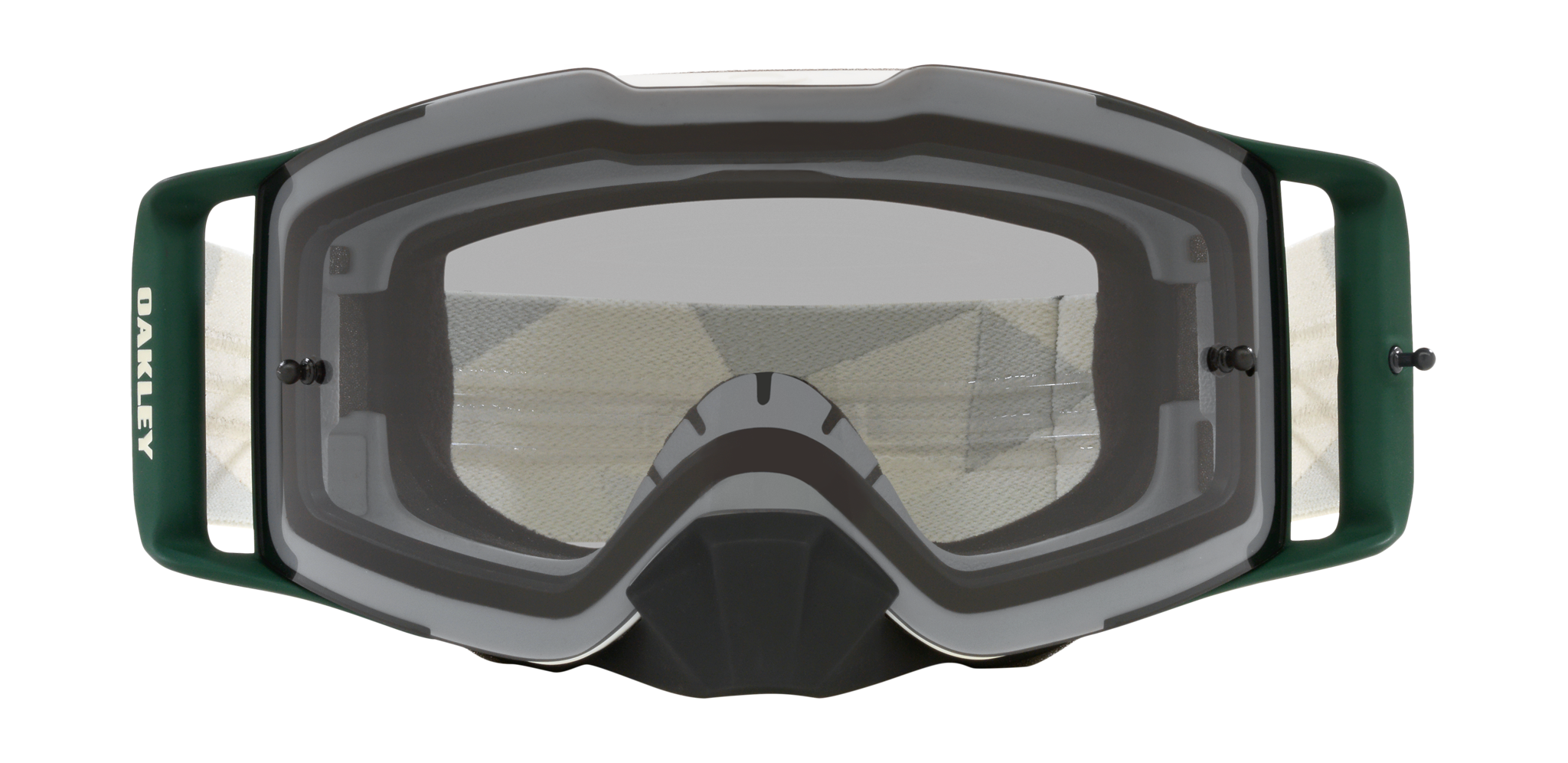 Oakley Crossbril Front Line MX Tri-Grey - Licht Grijs Lens