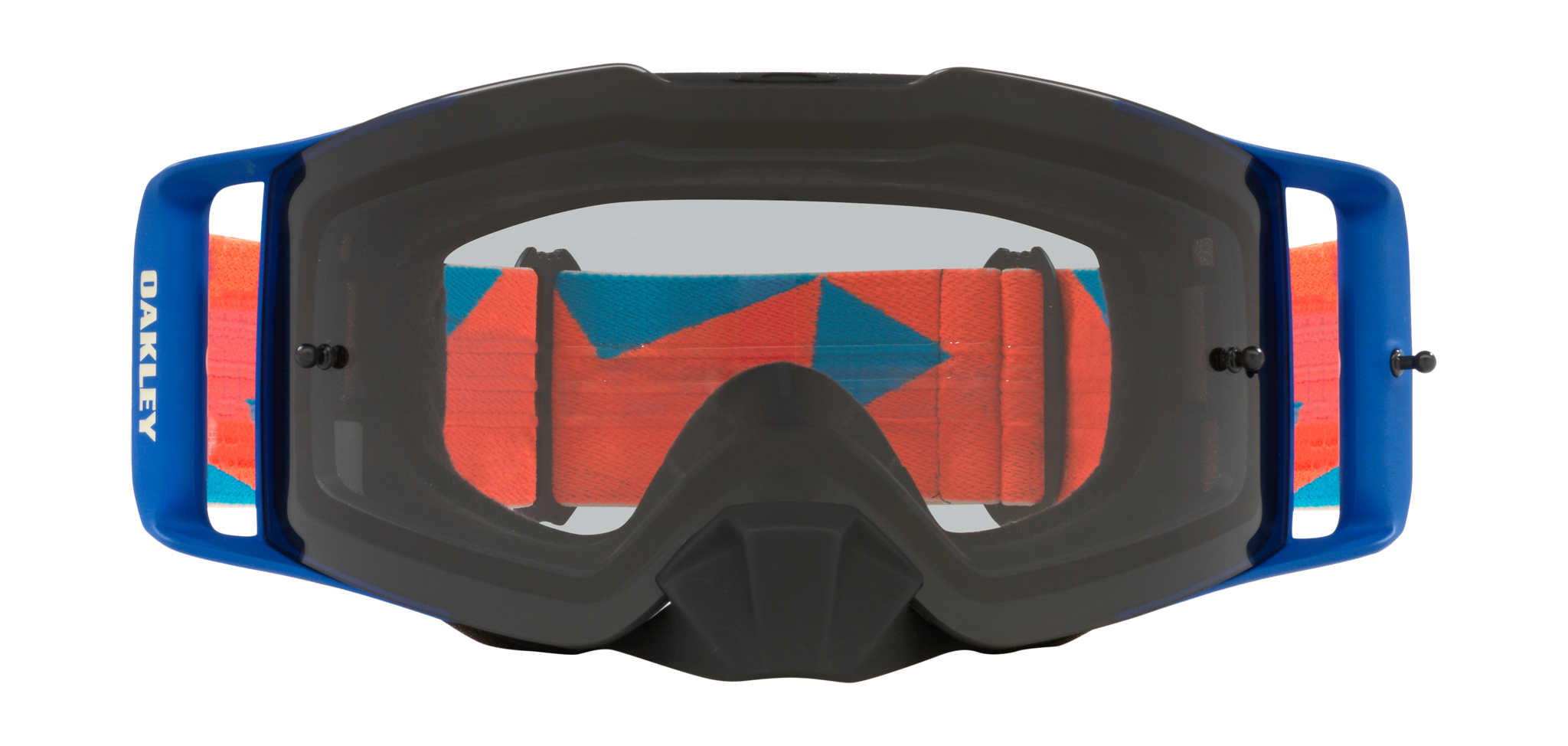 Oakley Crossbril Front Line MX Tri-Orange - Licht Grijs Lens