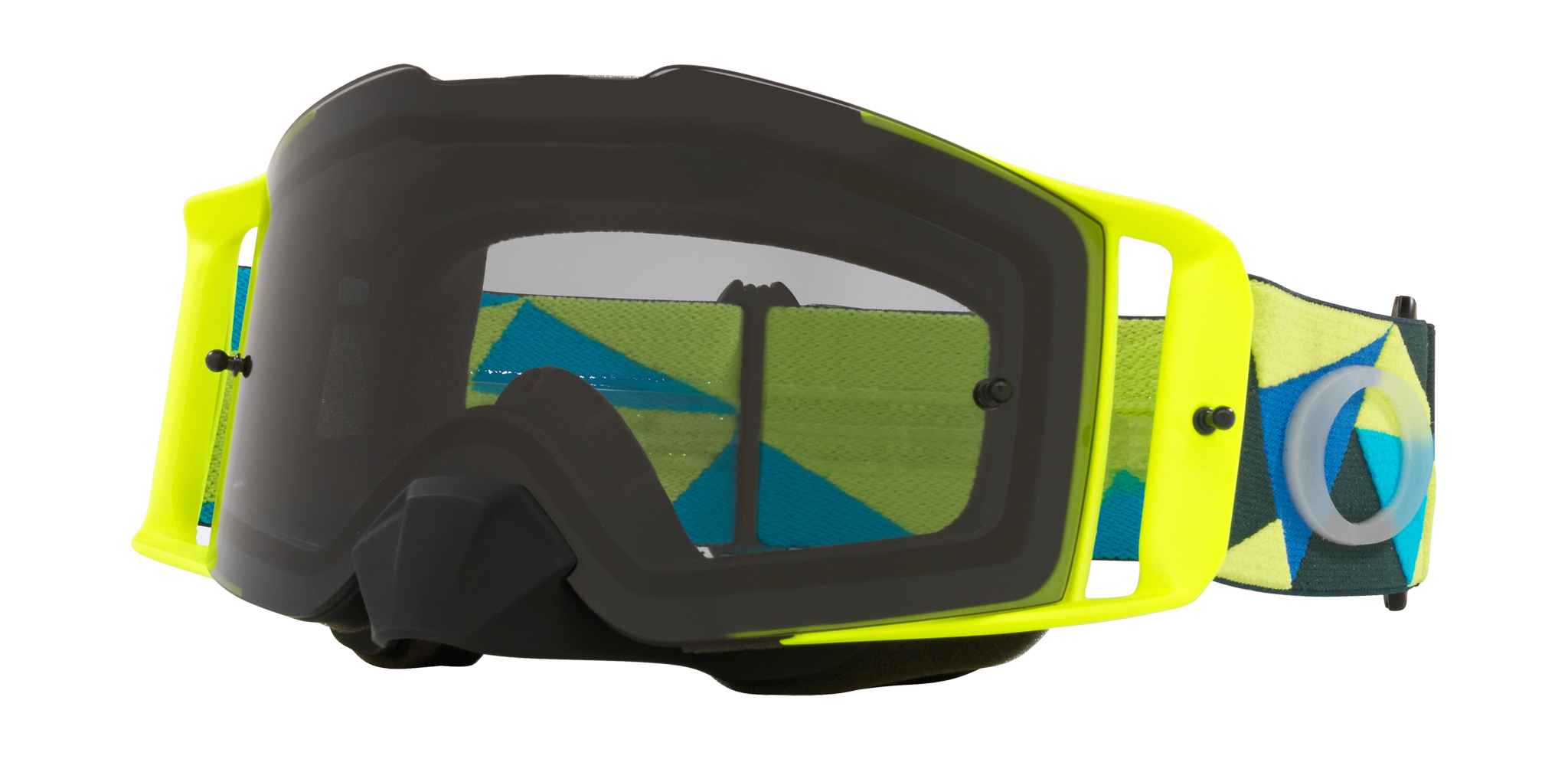 Oakley Crossbril Front Line MX Tri-Retina - Licht Grijs Lens