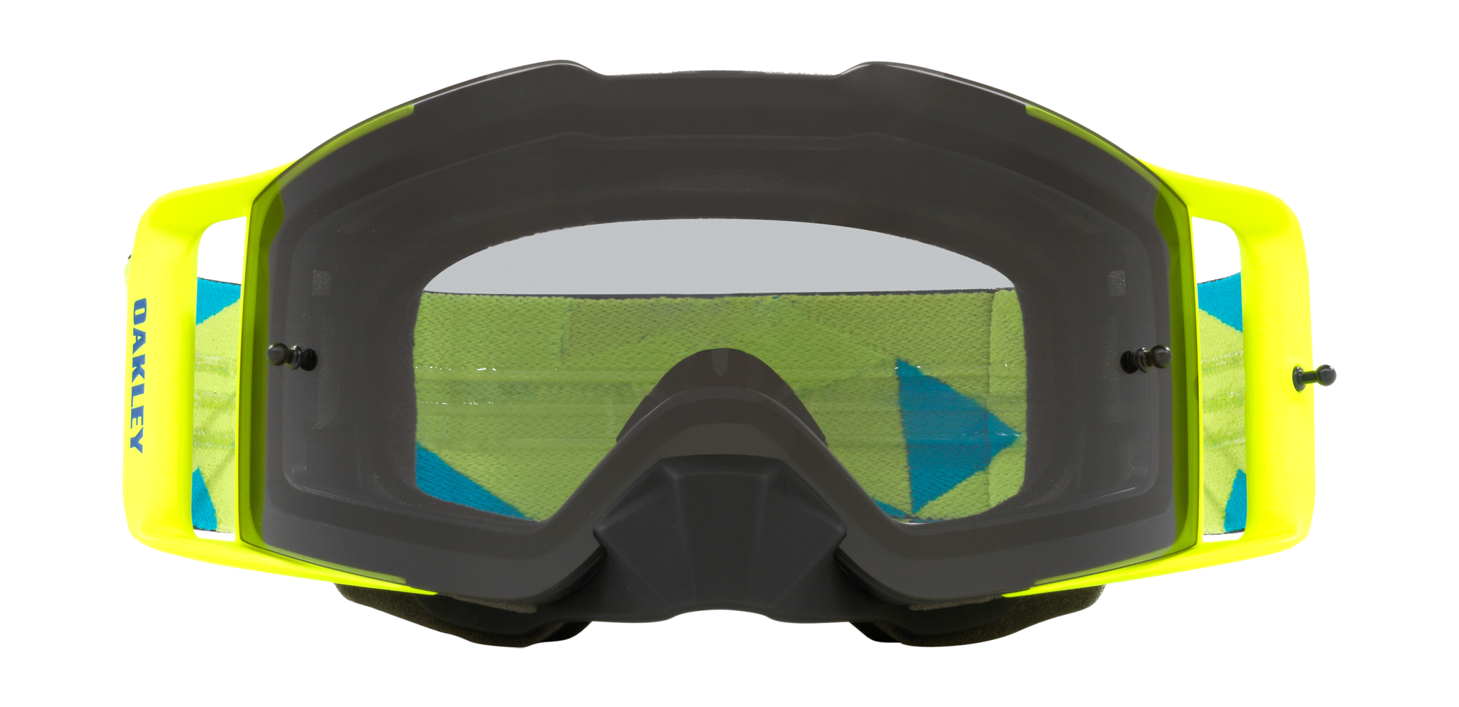 Oakley Crossbril Front Line MX Tri-Retina - Licht Grijs Lens
