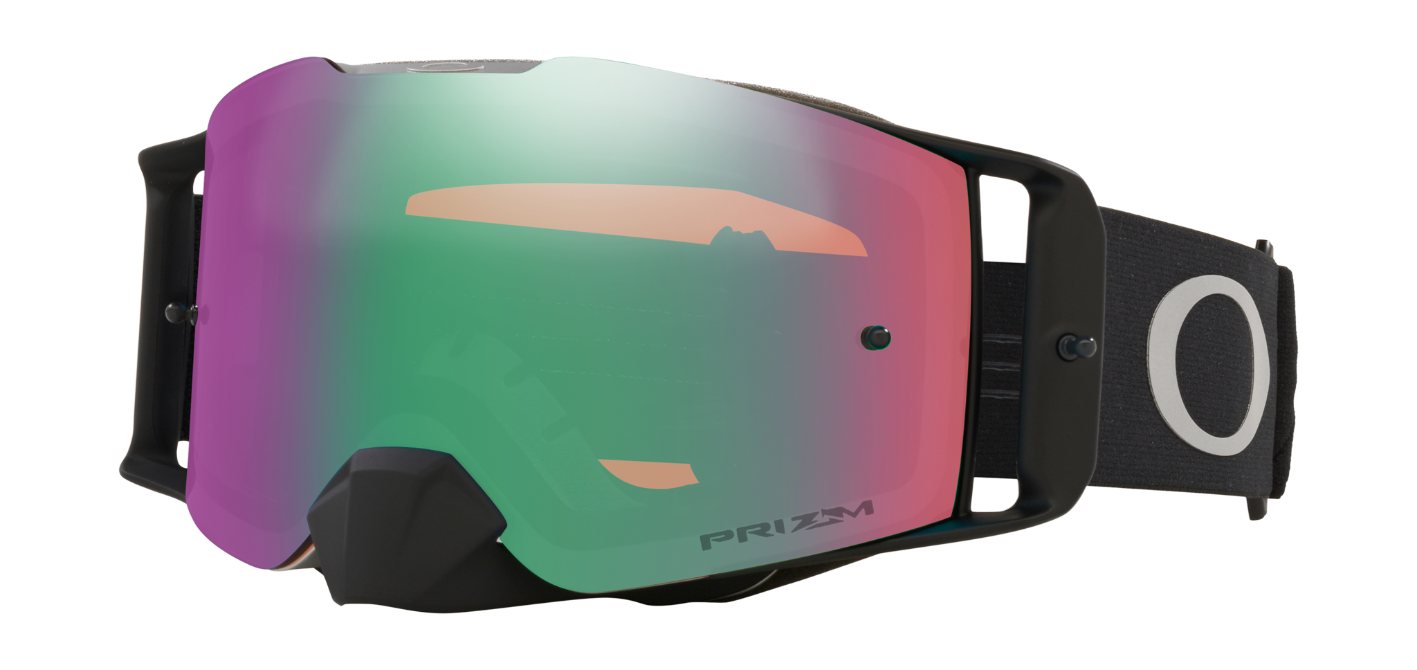 Oakley Crossbril Front Line MX Tuff Blocks Black Gunmetal - Prizm Jade Iridium Lens