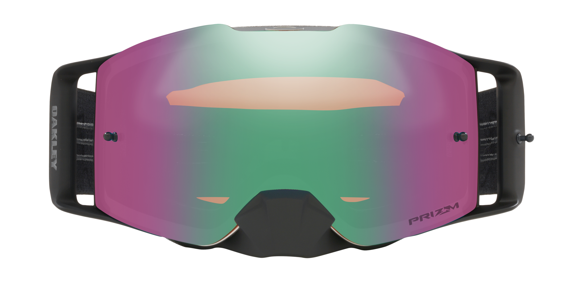 Oakley Crossbril Front Line MX Tuff Blocks Black Gunmetal - Prizm Jade Iridium Lens