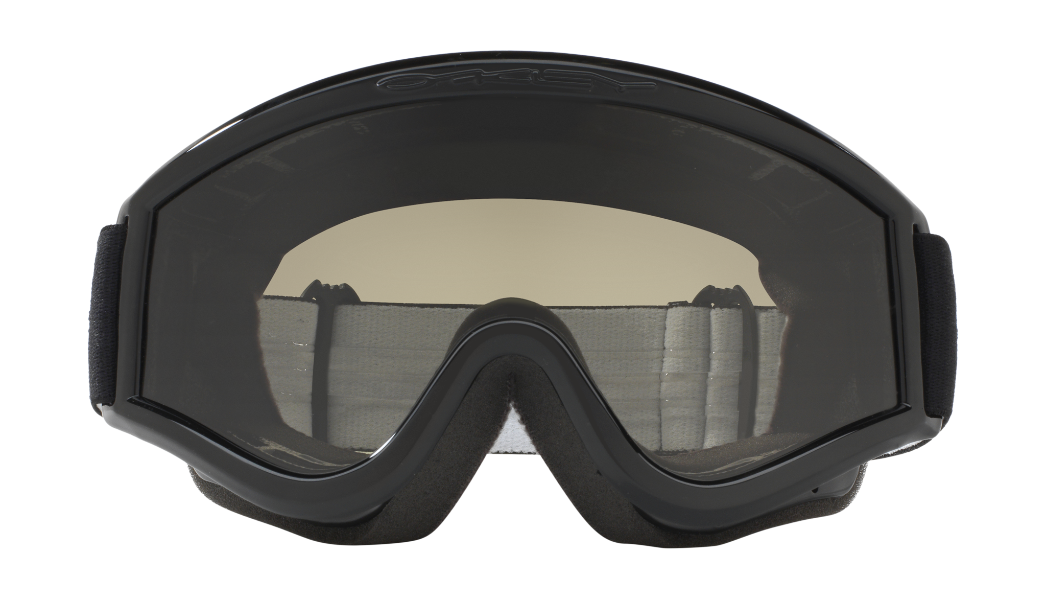 Oakley Crossbril L-Frame Jet Black - Donker Grijs Lens