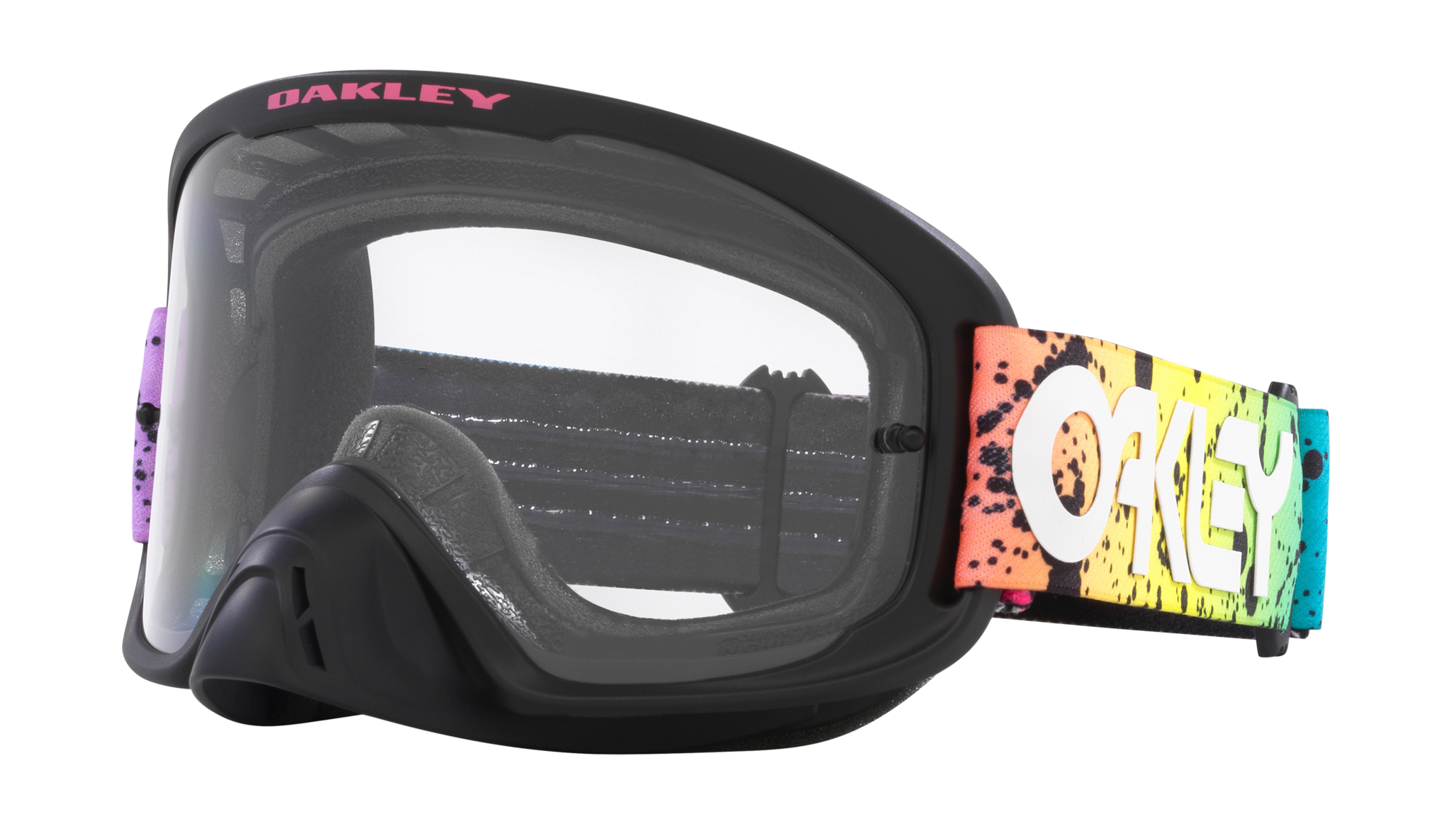Oakley Crossbril O-frame 2.0 Black Splatter - Clear Lens