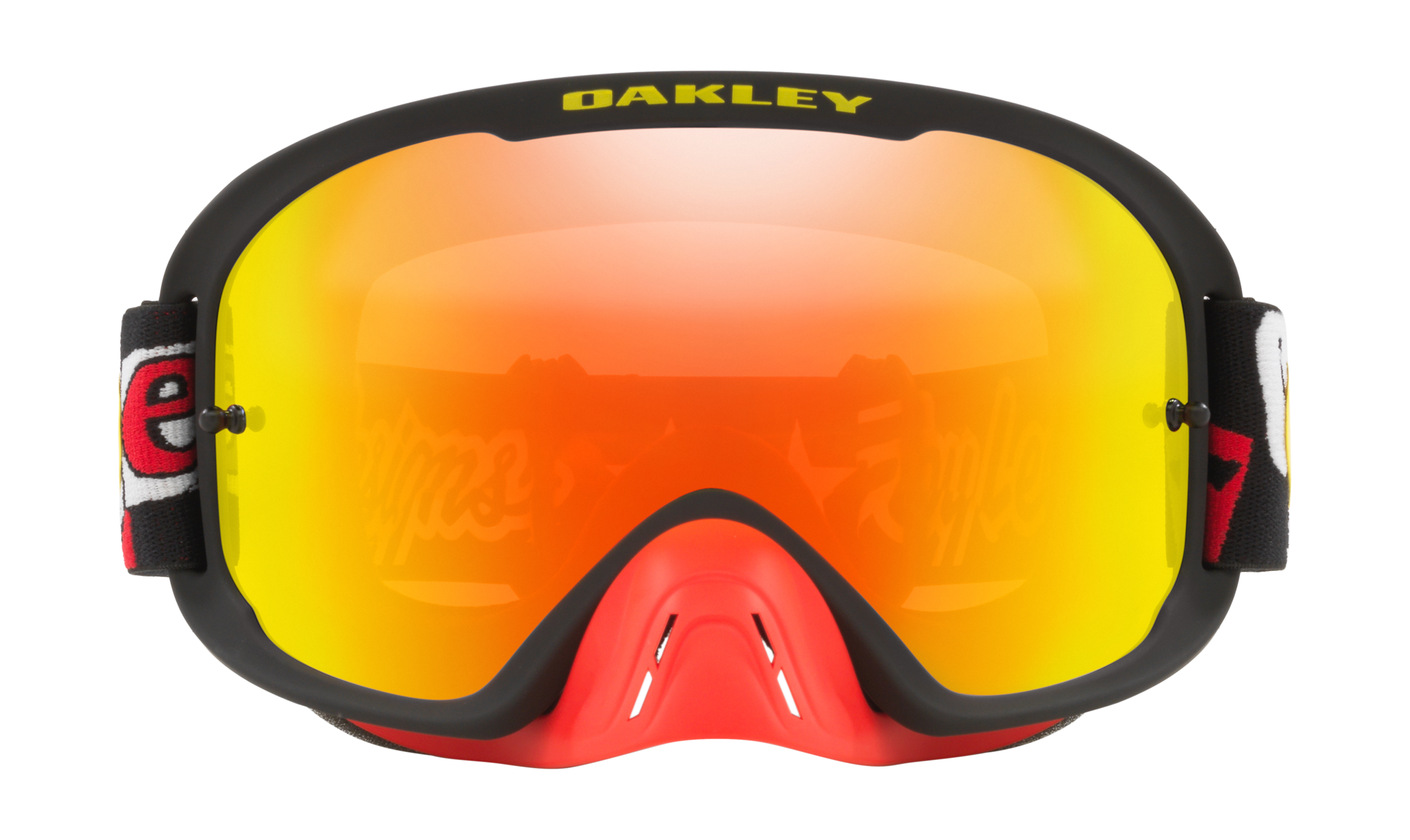 Oakley Crossbril O-frame 2.0 TLD Anarchy Black Red - Fire Iridium Lens