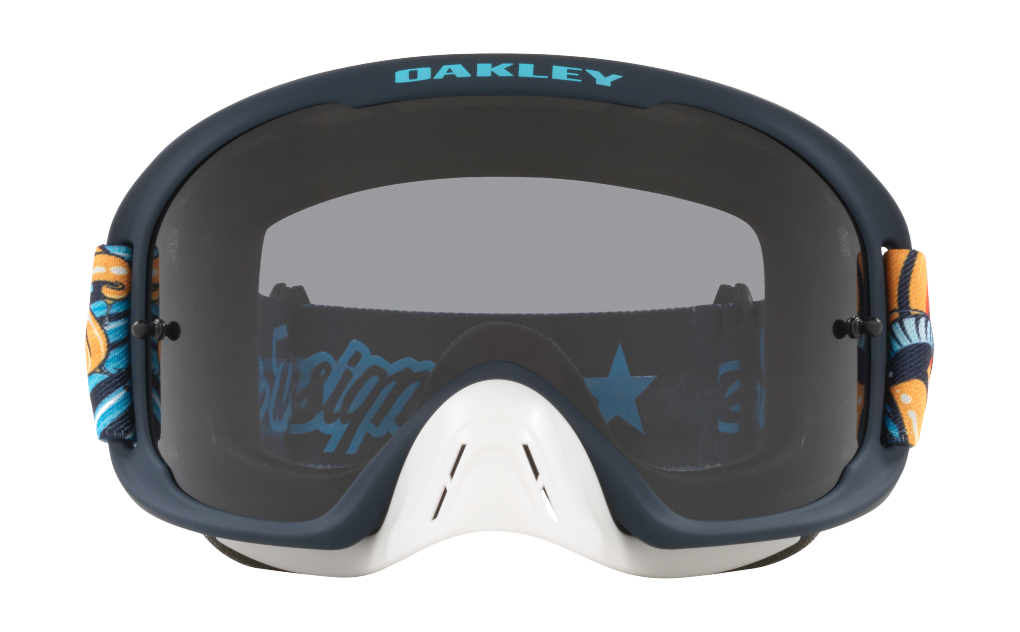 Oakley Crossbril O-frame 2.0 TLD Cosmic Jungle Blue - Donker Grijs Lens