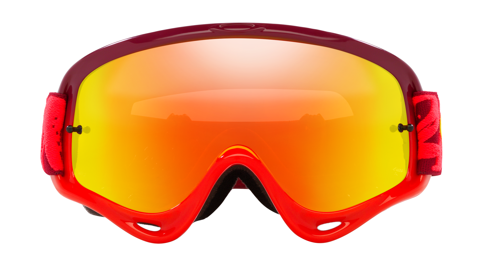 Oakley Crossbril O-frame TLD Painted Red - Fire Iridium Lens