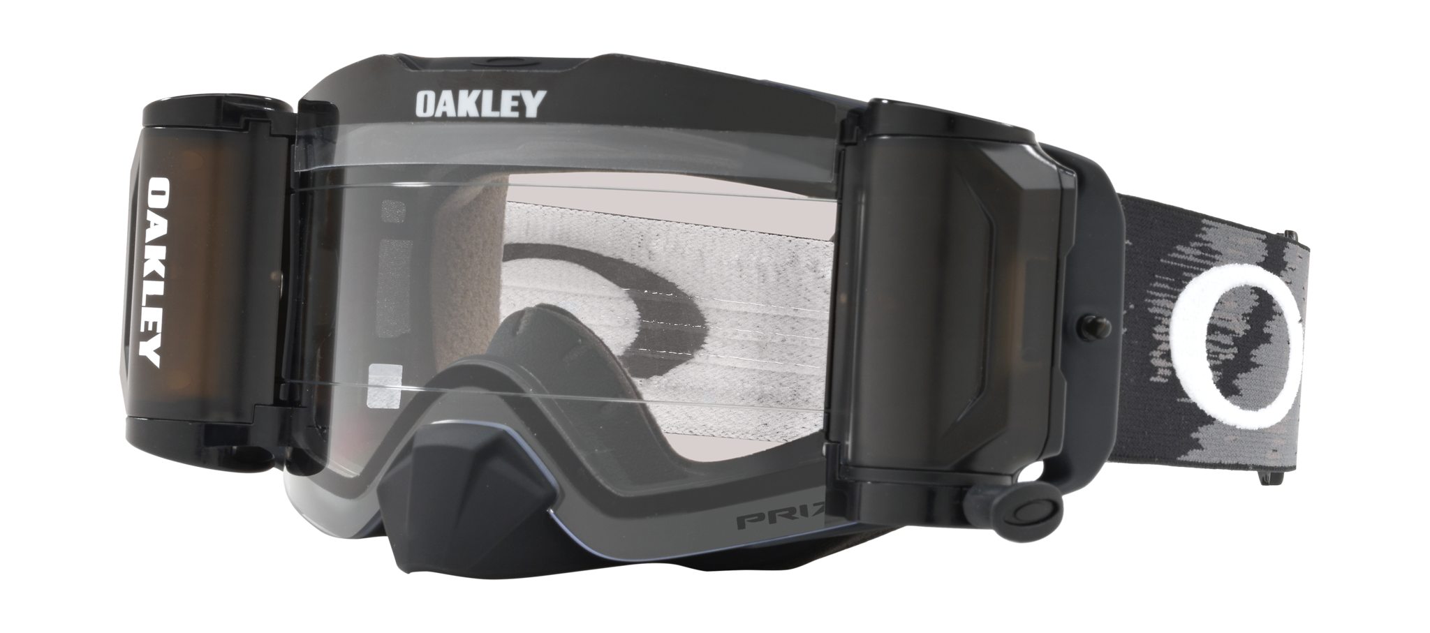Oakley Crossbril Roll-Off Front Line MX Matte Black Speed - Prizm Low Light Lens
