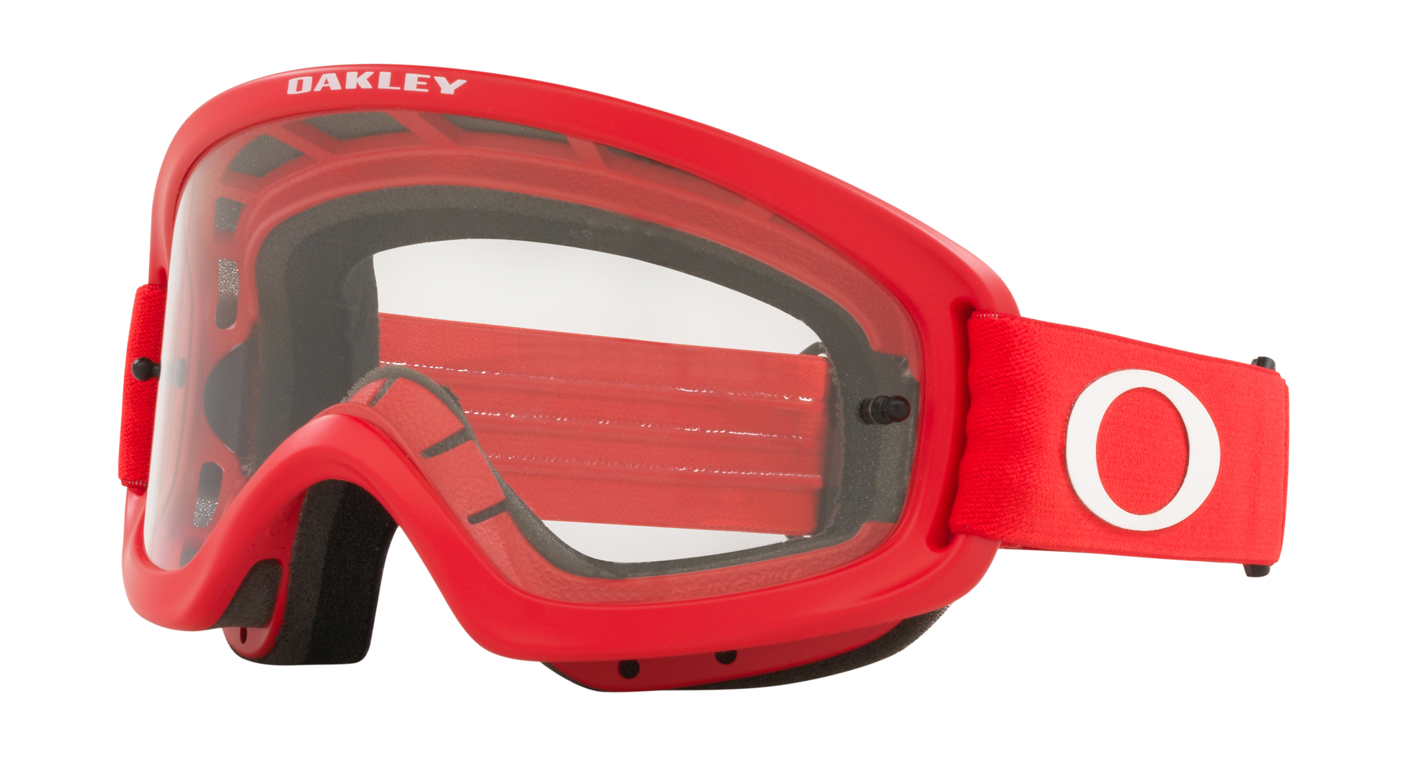 Oakley Kinder Crossbril XS O-frame 2.0 Moto Red - Clear Lens