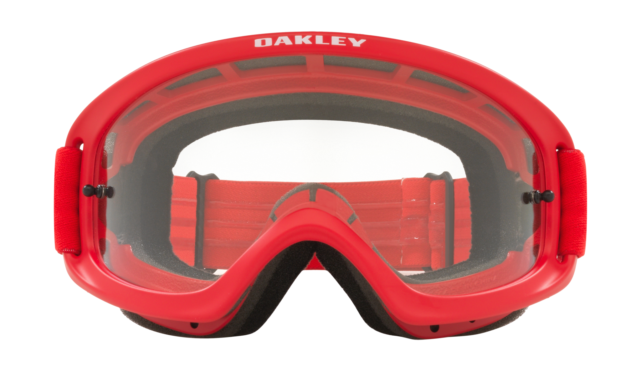 Oakley Kinder Crossbril XS O-frame 2.0 Moto Red - Clear Lens