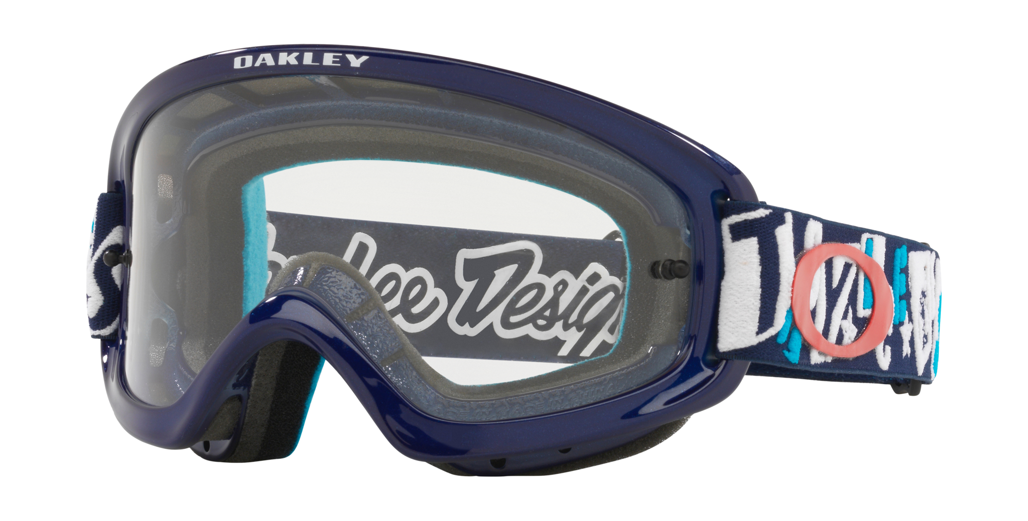 Oakley Kinder Crossbril XS O-frame 2.0 TLD Anarchy Blue - Clear Lens