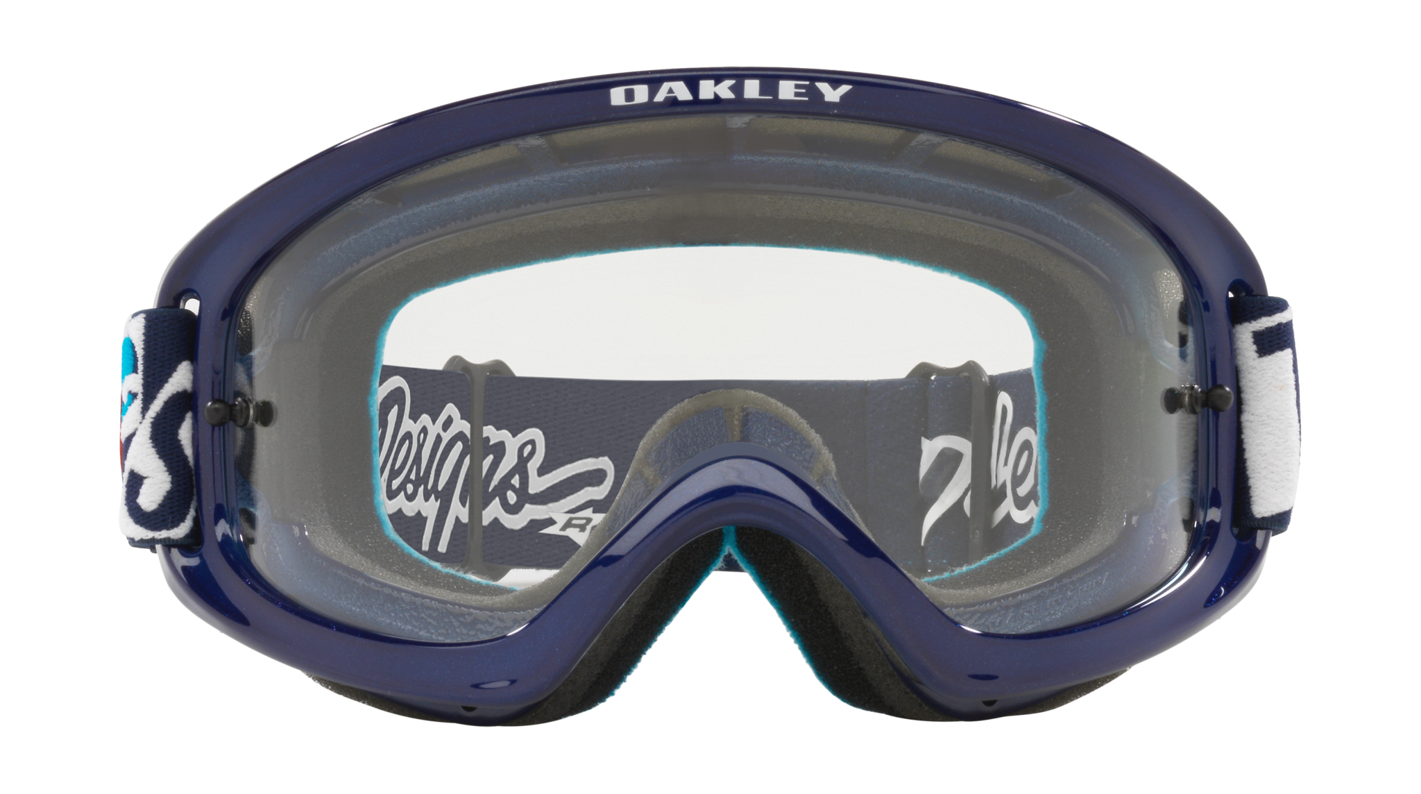Oakley Kinder Crossbril XS O-frame 2.0 TLD Anarchy Blue - Clear Lens