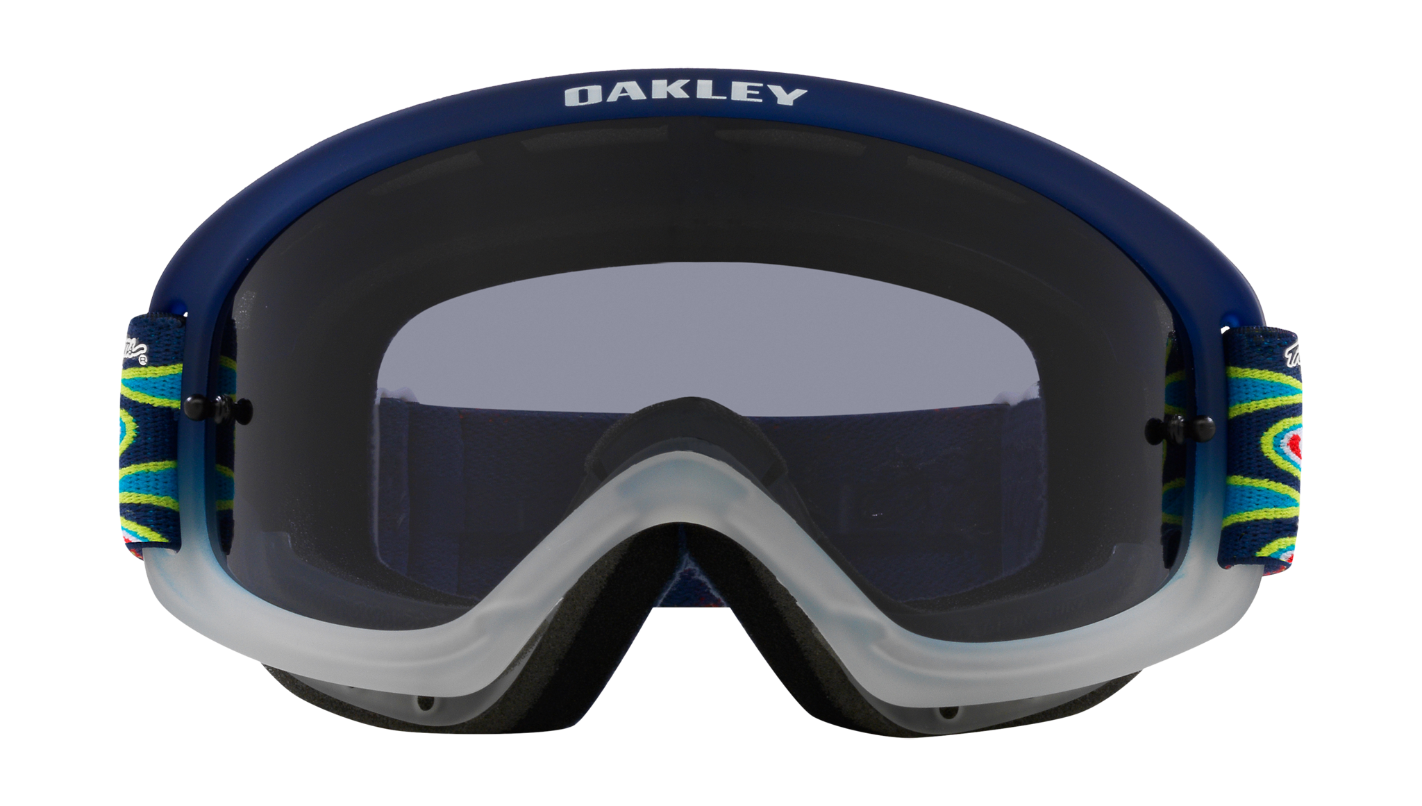 Oakley Kinder Crossbril XS O-frame 2.0 TLD Speed Bubbles Navy - Donker Grijs Lens