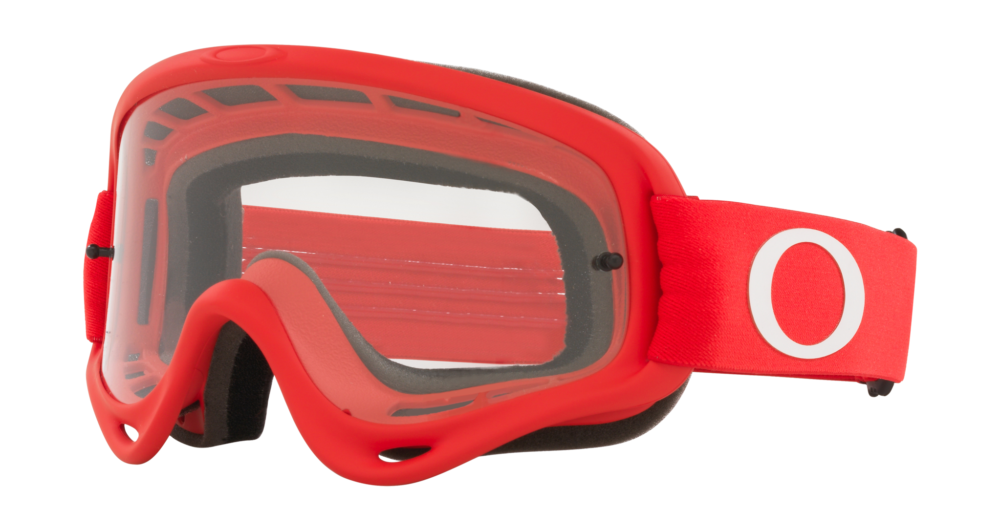 Oakley Kinder Crossbril XS O-frame Moto Red - Clear Lens