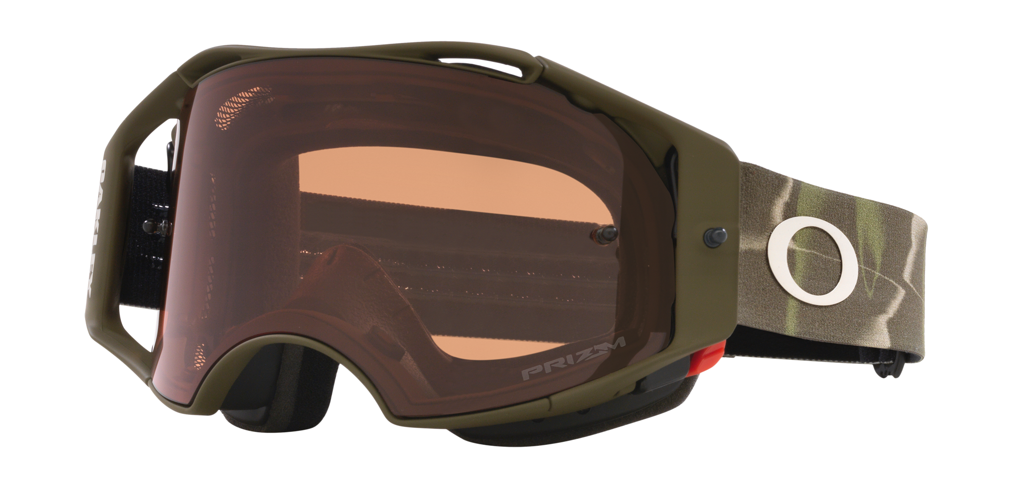 Oakley MTB Bril Airbrake Dark Brush Camo - Prizm Brons Lens