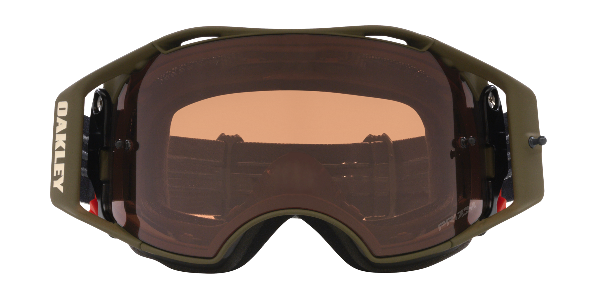 Oakley MTB Bril Airbrake Dark Brush Camo - Prizm Brons Lens