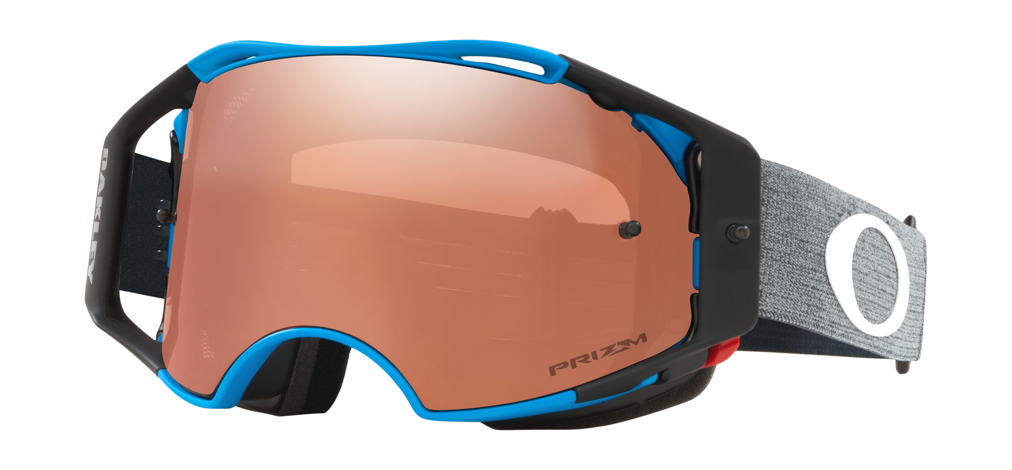 Oakley MTB Bril Airbrake Minnaar Distress Blue - Prizm Black Iridium Lens