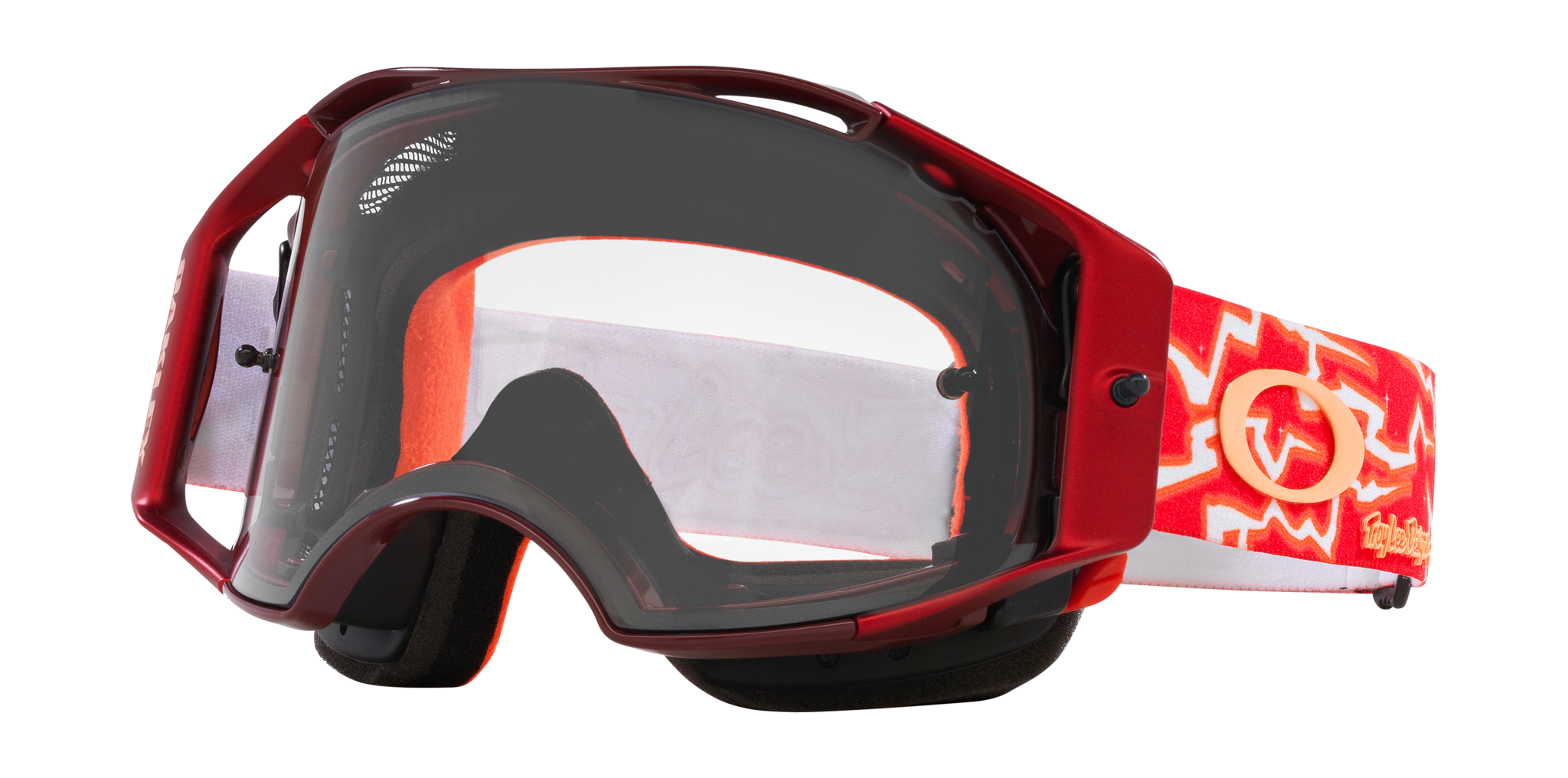 Oakley MTB Bril Airbrake TLD Red Lightning - Clear Lens
