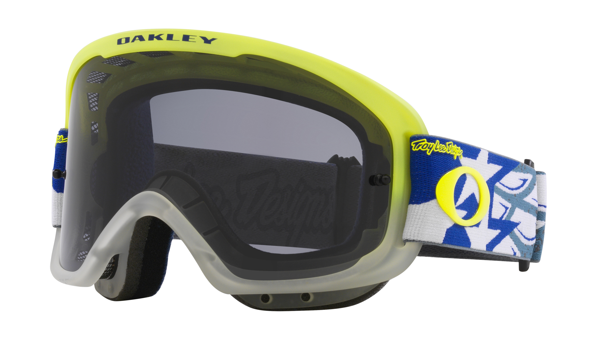 Oakley MTB Bril O-frame 2.0 TLD Blue Wings - Donker Grijs Lens