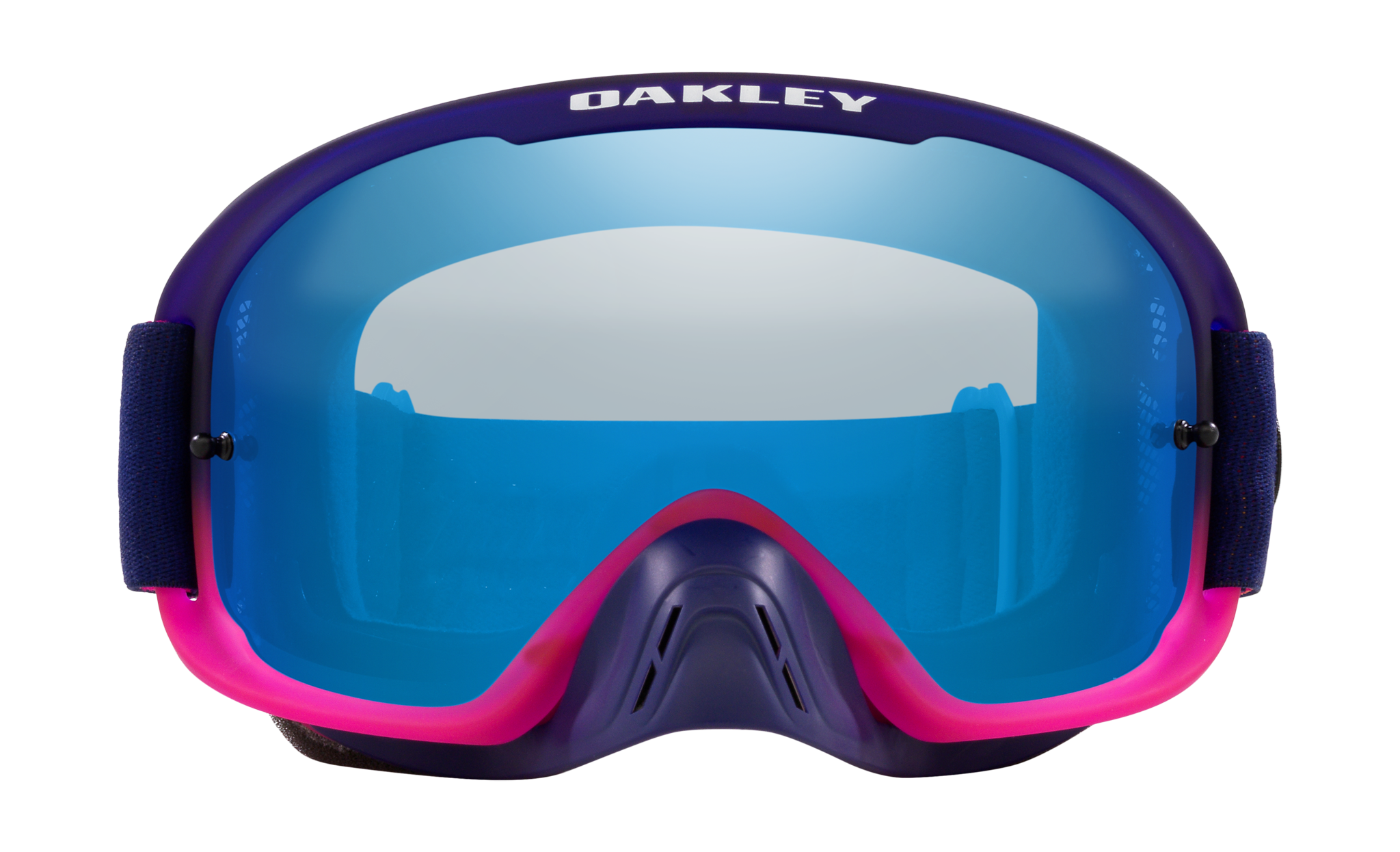 Oakley MTB Bril O-frame 2.0 TLD Navy Stripes - Black Ice Iridium Lens