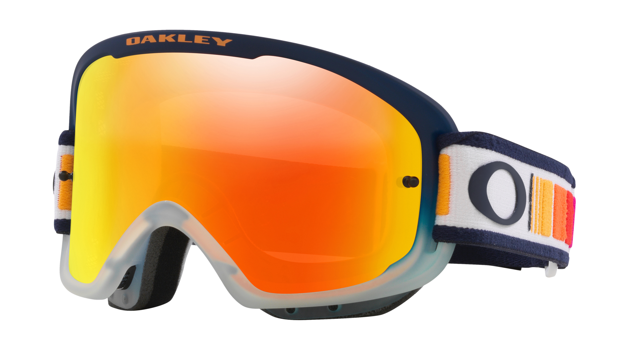 Oakley MTB Bril O-frame 2.0 TLD Orange Blocks - Fire Iridium Lens