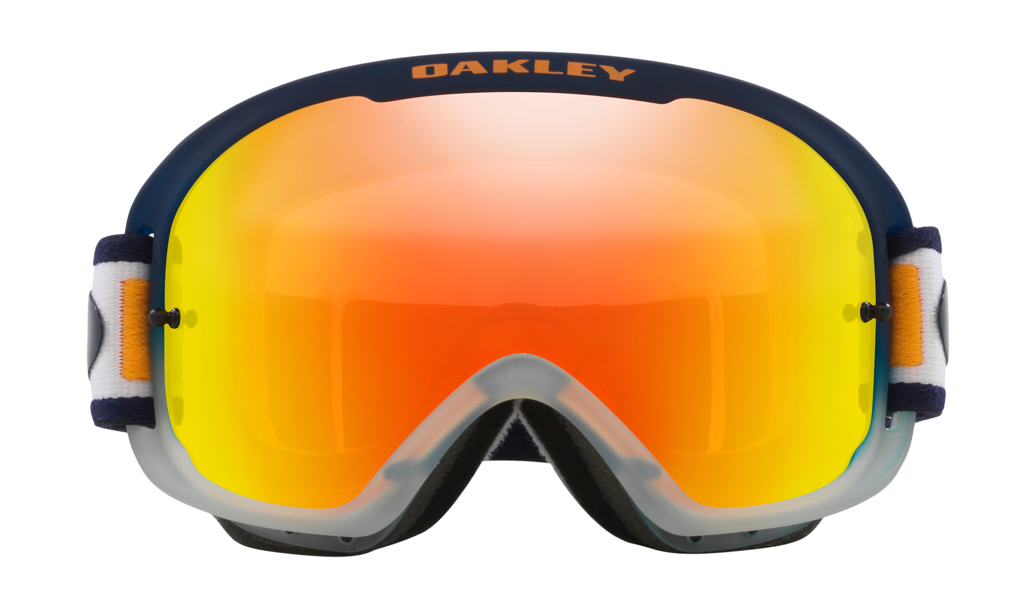 Oakley MTB Bril O-frame 2.0 TLD Orange Blocks - Fire Iridium Lens