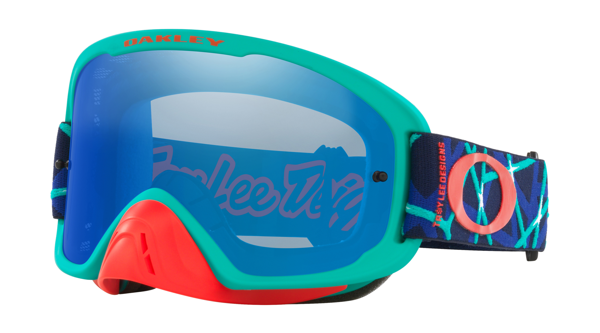 Oakley MTB Bril O-frame 2.0 TLD Webstar - Black Ice Iridium Lens