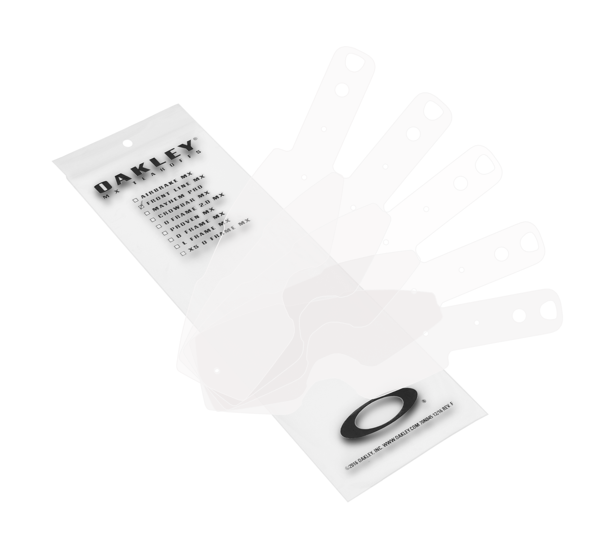 Oakley Tear-Offs Standaard Front Line MX