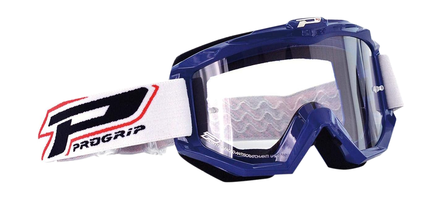 Progrip Crossbril 3201 TR Atzaki - Blauw - Clear Lens